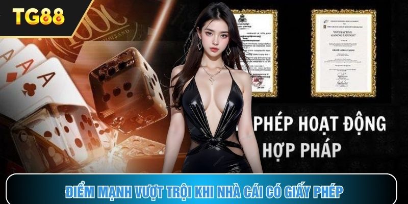 Ưu điểm khi tham gia cá cược trên nhà cái có giấy phép